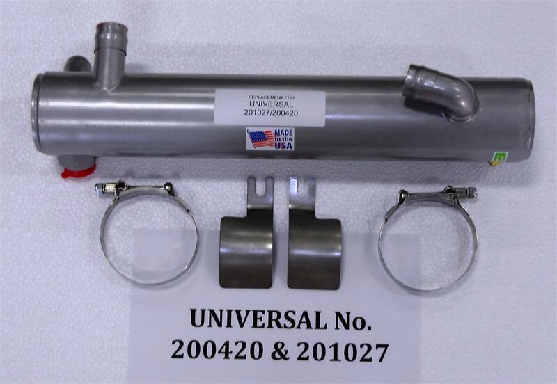 Replacement heat exchanger brackets
