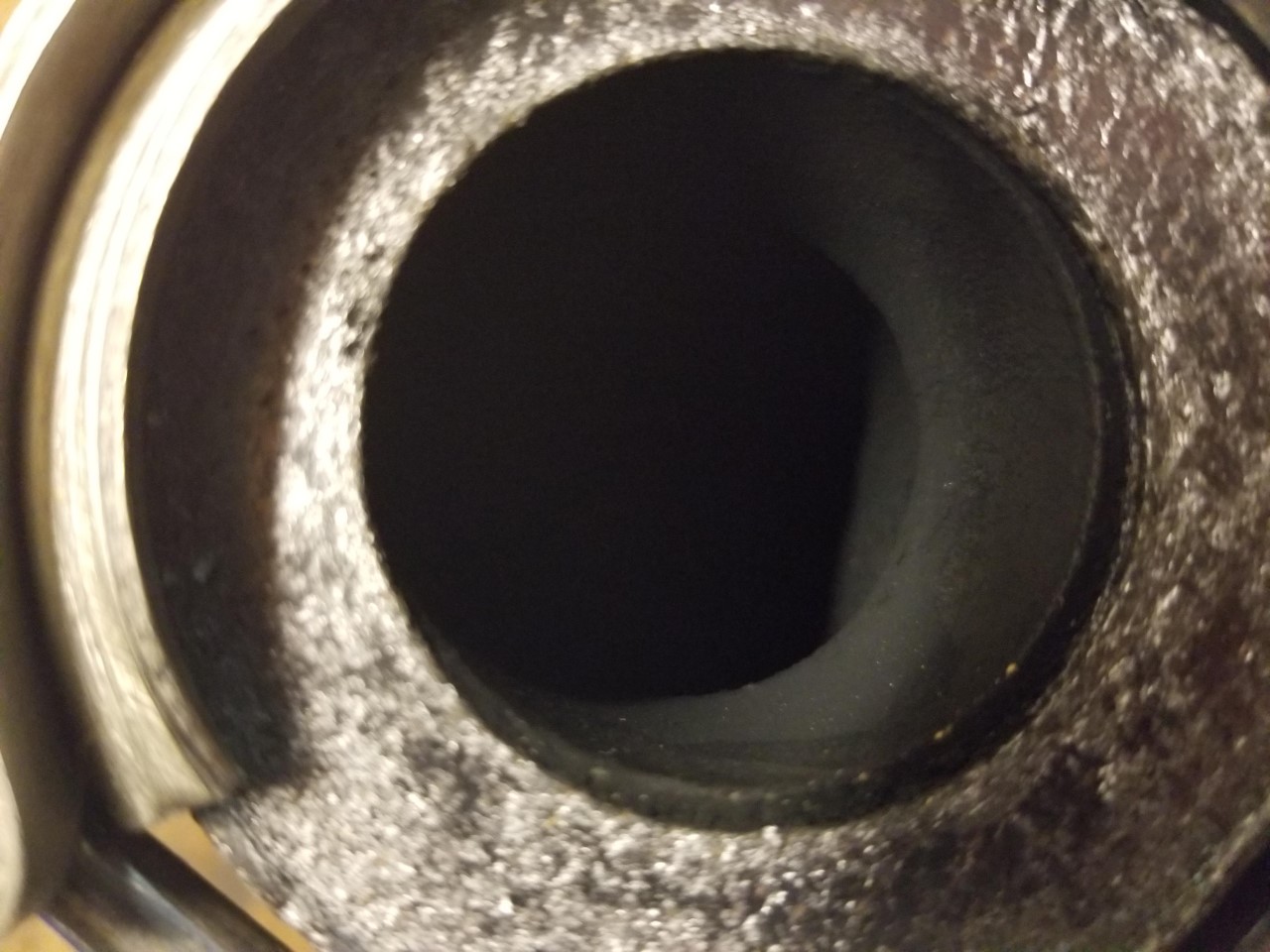 riser-manifold exhaust side