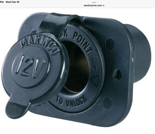 Front of receptacle
